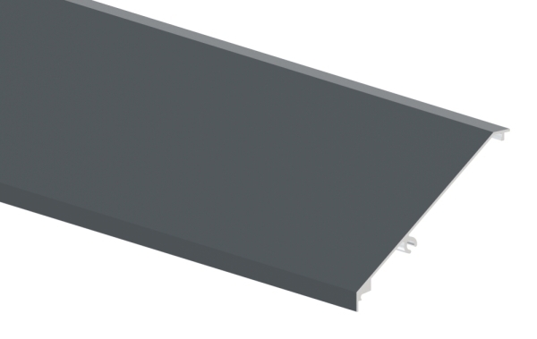 Design-Abdeckung fuer eleganza canopy- L- 6000mm- RAL 7016-88-11VDE-AB-6000.7016