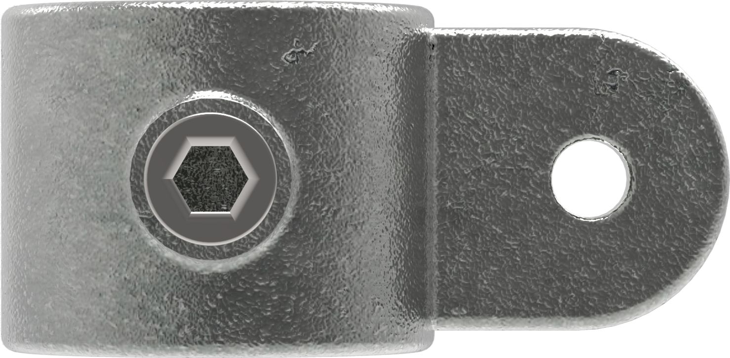 Rohrverbinder - Gelenkauge einfach - 173MA27 - 26-9 mm - 3-4- - Feuerverzinkt u. Elektrogalvanisiert-173MA27