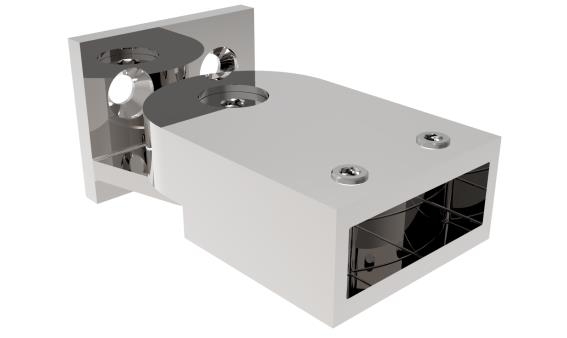 Klemmhalter fuer Vierkantprofil Edelstahl AISI 304 Glanz-89-11GS304ZP227PCR-A.4