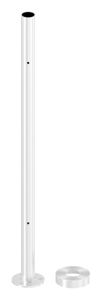 Gelaenderpfosten - fuer 2 Glasklemmen M8 - Laenge- 880 mm - V2A-14-0010.4