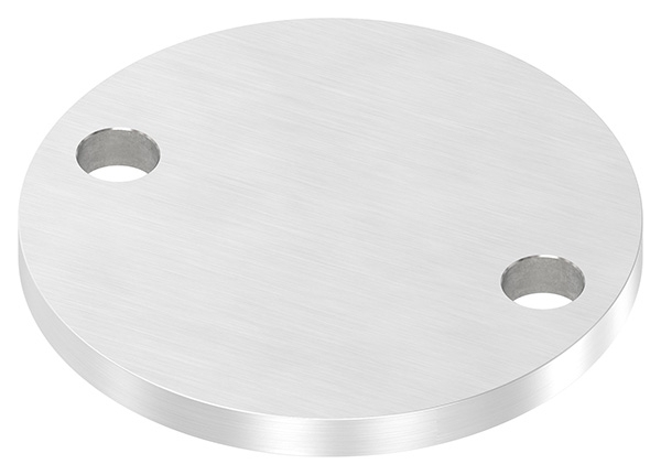 Ankerplatte Ø 100 x 8mm- mit Laengsschliff- V4A-88-1154105-V4A.8