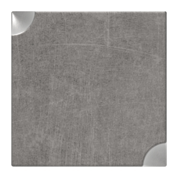 Vierkant gehaemmert - Material- 20x20 mm - Laenge- 3000 mm - Stahl -Roh- S235JR-30-1491.8