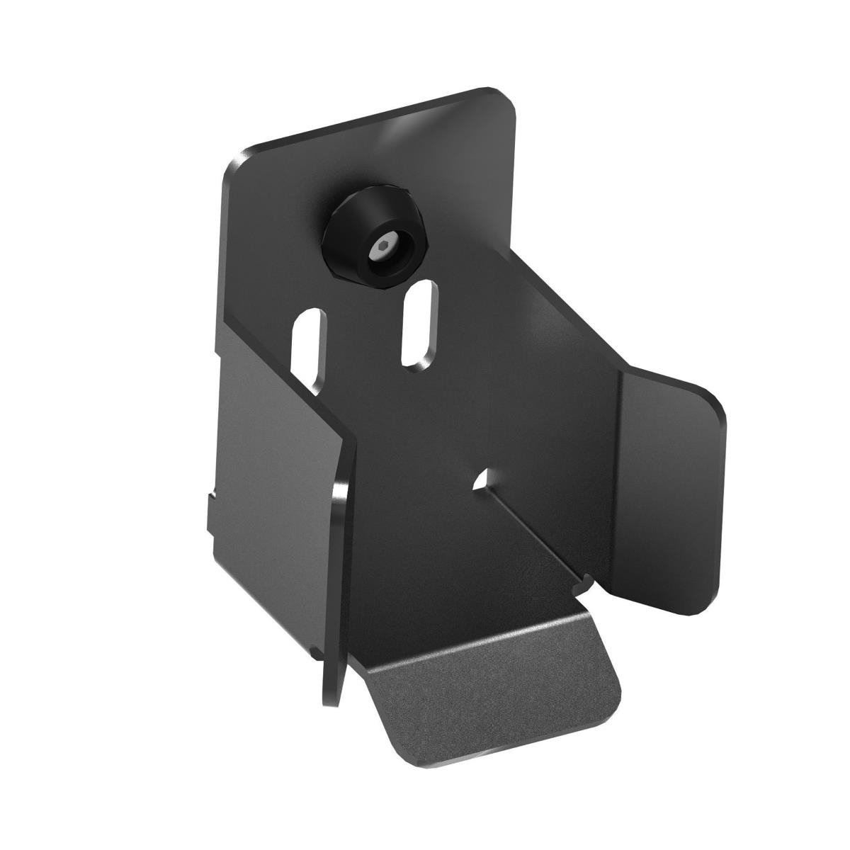 Auflaufschuh Stahl verzinkt fr Profil 60 x 60 mm pulverbeschichtet RAL 7016-89-11H15P60R7016-A.4