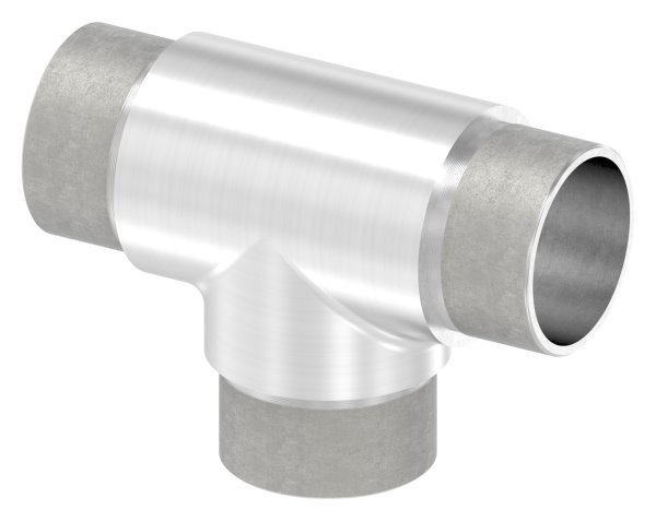 T-Stueck V2A fuer Rohr Ø 42-4x2-5 mm steckbar gleiche Abgaenge-11-3679.4