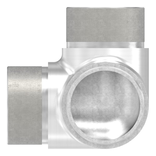 Ecke-Abgang 90° fuer Rundrohr Ø 42-4x2-0 mm V2A-11-3649.4