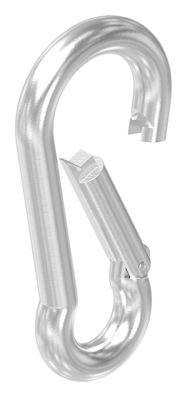 Karabinerhaken - Masse- 50x5 mm - 82x8 mm - V4A-11.2945