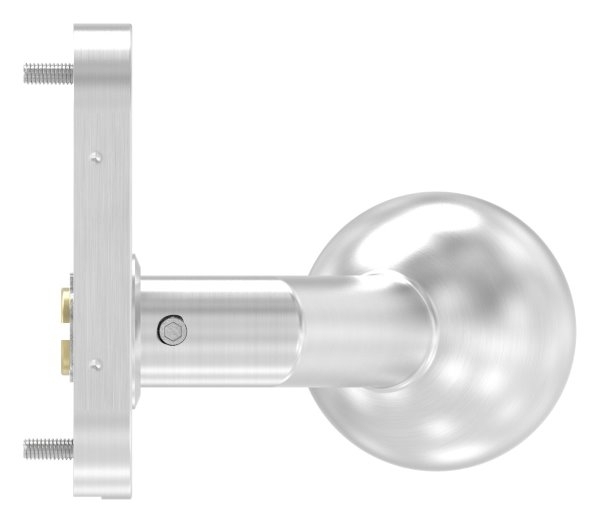 Drueckerknopf- Ø 50mm- drehbar- V2A - Rechts-88-11612-VA-D.R