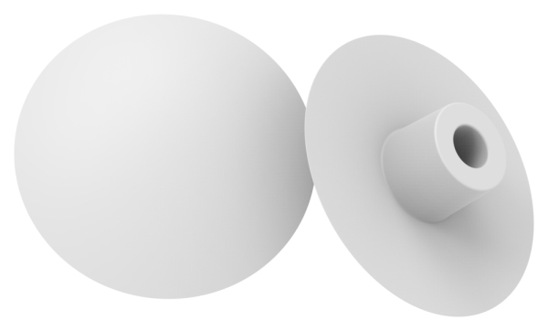 Plastikkappe fuer Innensechskantschraube M6- weiss-88-11GK-P.W