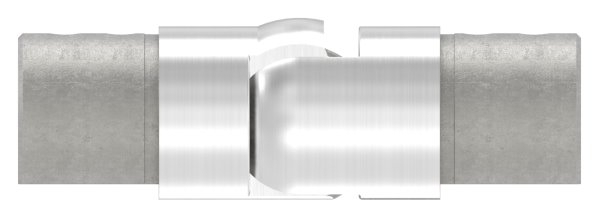 Verbinder flexibel - aufwaerts 25-55° - fuer Nutrohr Ø 42-4 mm - V2A-12-2307.4