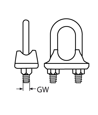 Drahtseilklemme fuer Drahtseil- 2 - 22 mm V4A - Verkauf in VPEs-66-64-411.8248
