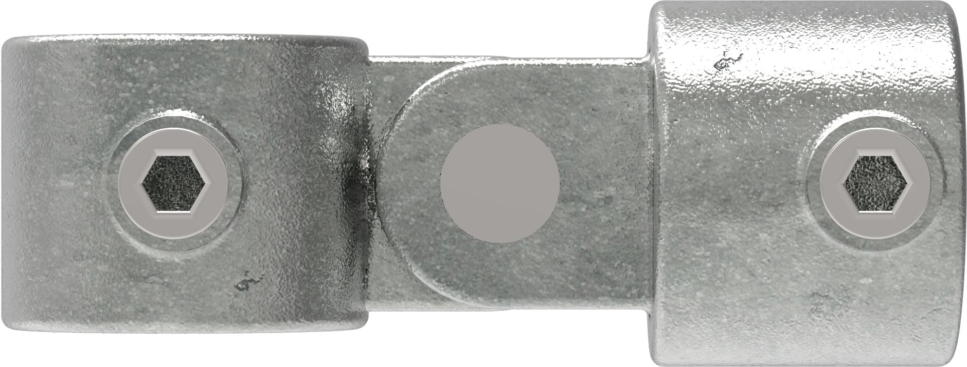 Rohrverbinder - Gelenkstueck einfach - 173C42 - 42-4 mm - 1 1-4- - Feuerverzinkt u. Elektrogalvanisiert-173C42