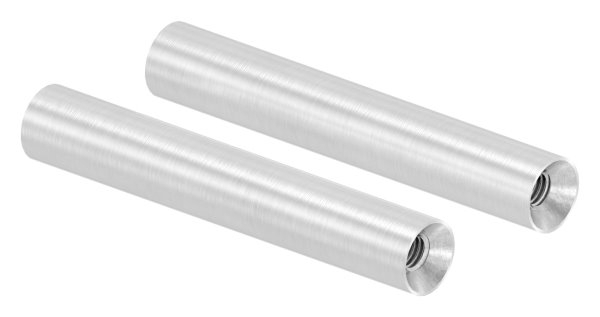 Edelstahl Traegerstift Ø 12 x 75 mm - 2x M6 Innengewinde -V2A-11-2190.4