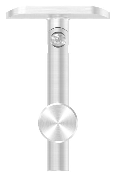 Handlaufhalter mit Gelenk und Halteplatte fuer flachen Anschluss V2A-11-2056.4