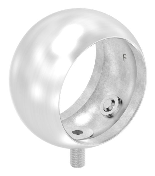 Kugelring V4A fuer Rohr Ø 42-4 mm- Ø 55 mm fuer Handlaufhalter-88-1150241.V4A