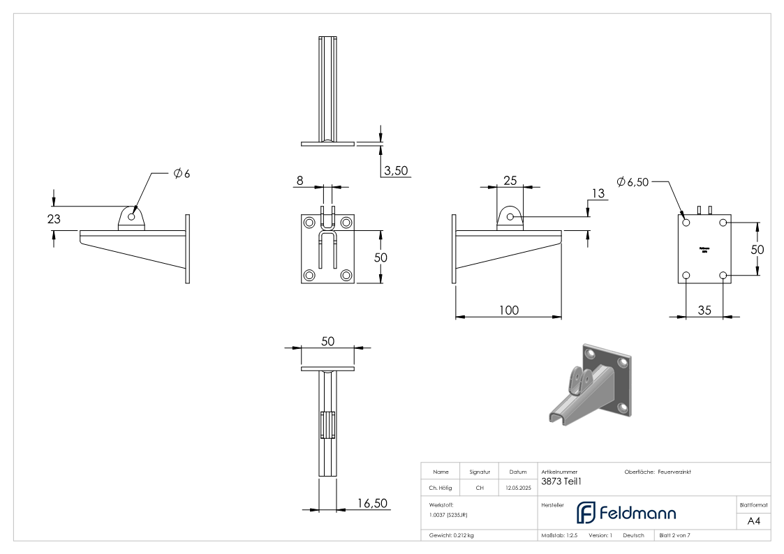 Torfeststeller fuer Wandbefestigung-88.113873
