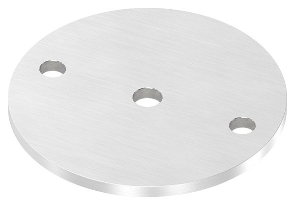 Ankerplatte Ø 120 x 6 mm mit Zentrierbohrung- Ø 12-5 mm V2A-11-2223.4