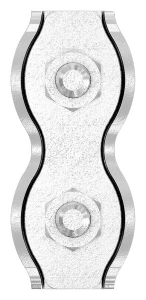 Duplexklemme - fuer Seil Ø 4 mm - V4A-11-2924.1