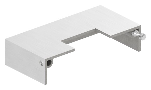 Abdeckrosette zweiteilig 109x109x25 mm fuer Vierkantrohr- 40x40 mm V2A-11-2534-ZT.4