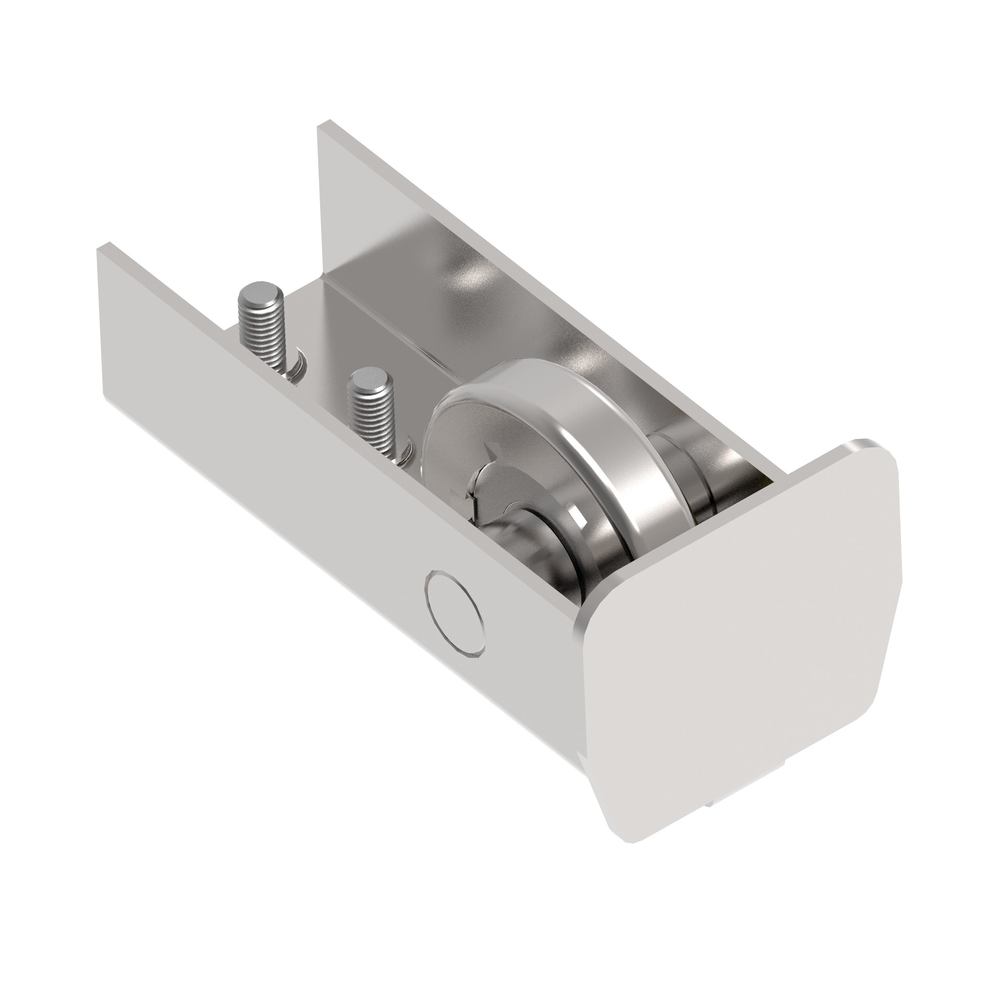 Fhrungsrolle fr Schiebetore Stahl verzinkt fr Profil 94 x 85 mm-89-11H14N94X85-A.4