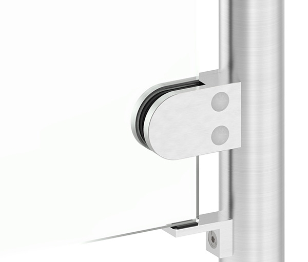 Halteboden mit Anschluss Ø 33-7 mm - Edelstahl V2A-88-1160500-240.34