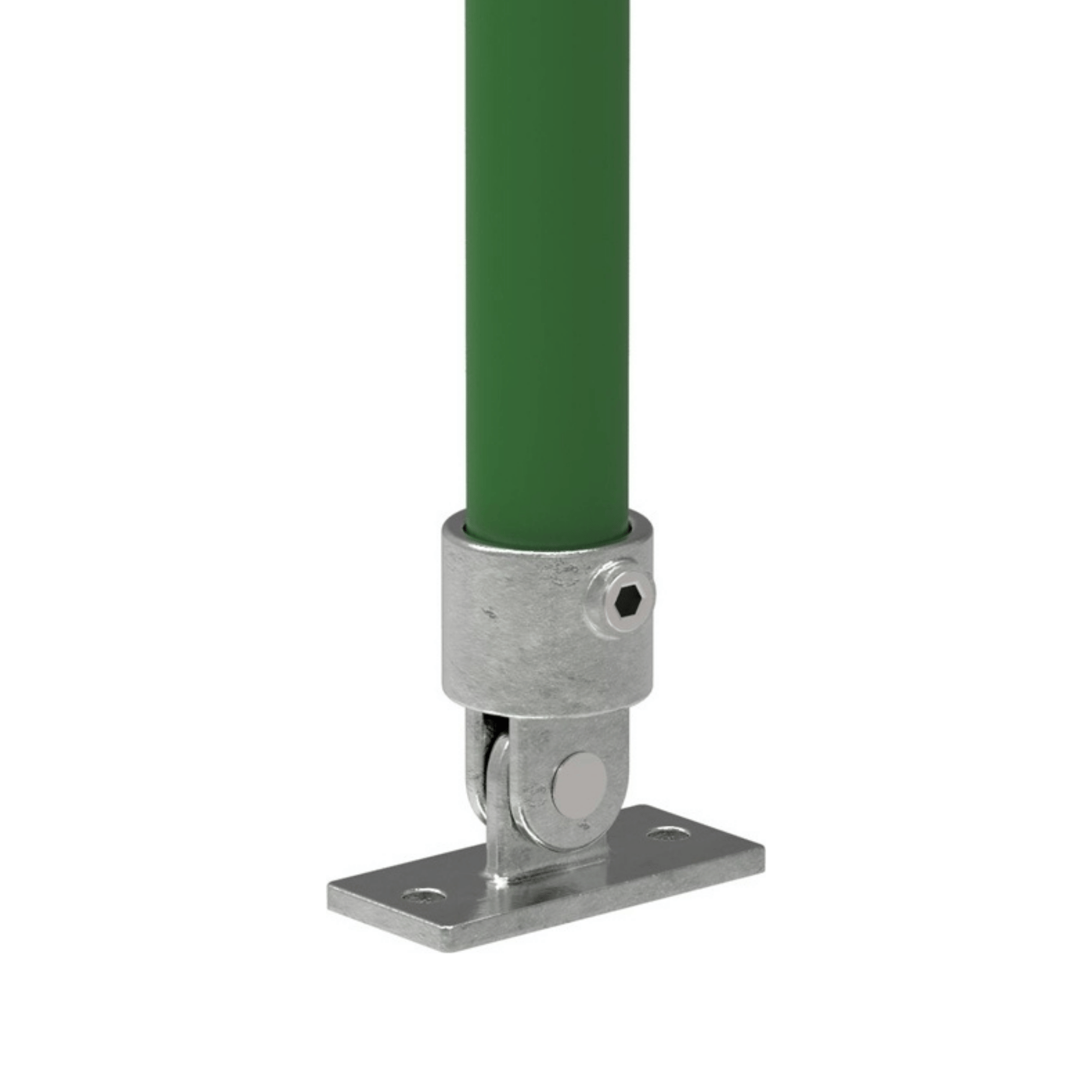 Rohrverbinder Gelenkfuss Ø 42-4 mm -1 1-4- - Temperguss verzinkt - 169C42-169C42
