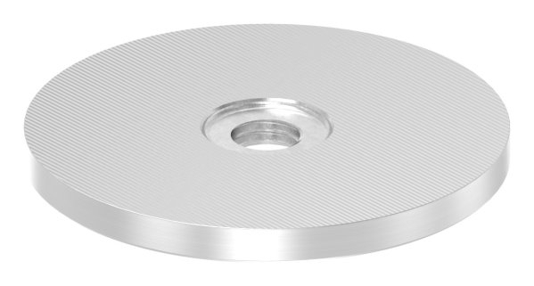 Glaspunkthalter-Unterteil Ø 62 mm- V2A- M10- Hoehe- 5 mm-10-6200M10.4UT5