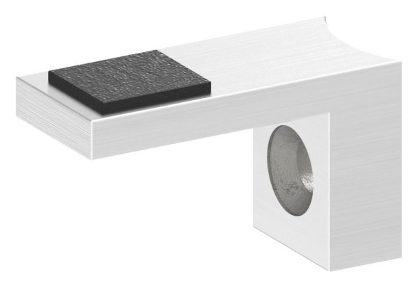 Halteboden mit Anschluss Ø 33-7 mm - Edelstahl V2A-88-1160500-240.34