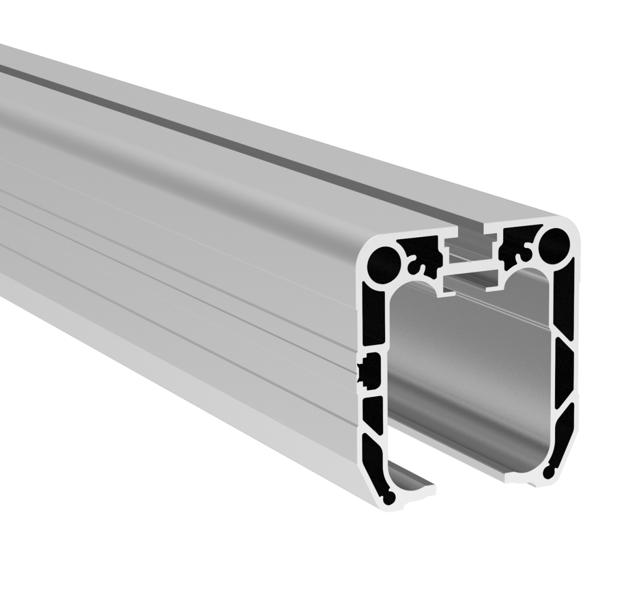Bodenfuehrungsprofil Aluminium 90 x 99 mm L=6000 mm roh-89-11H0290X99AL6000-A.4