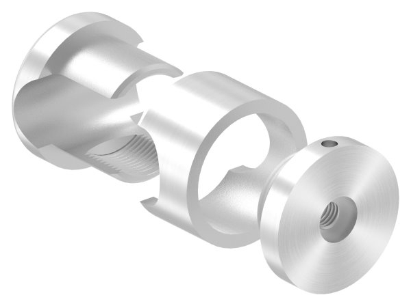 BRENK-fix® Grundhalter fuer Staebe Ø 20mm- V2A-88-11BR-R20M8.V2A