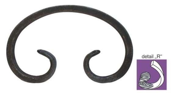 Zierelement 95x60- 12x6mm-89-11E103R95-A.4