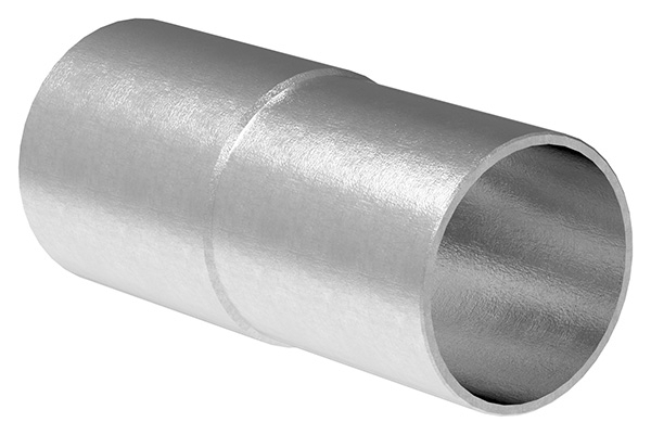 Steckverbinder V2A Ø 33-7 mm Wand 2-5 auf 2-0 mm L 65 mm zum Kleben-11-3351.4