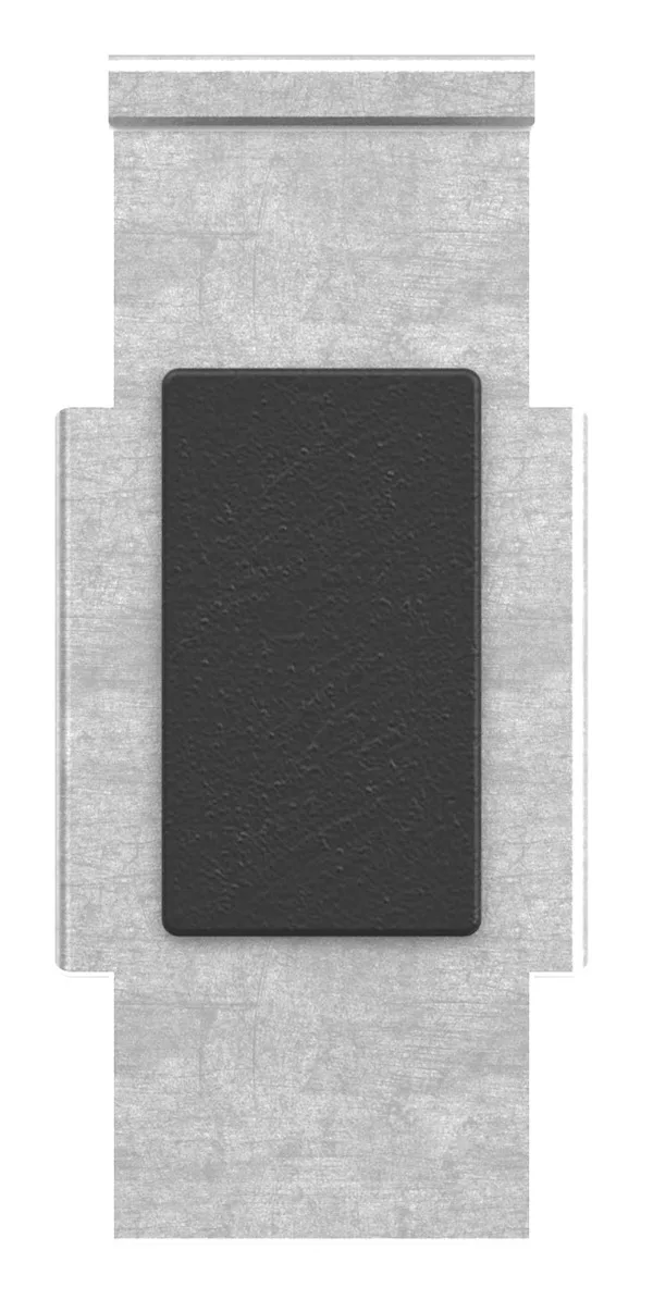 1 Sicherungsboden zu Glasklemme 45x45x26 mm AbZ V2A-10-3013.4ABZ