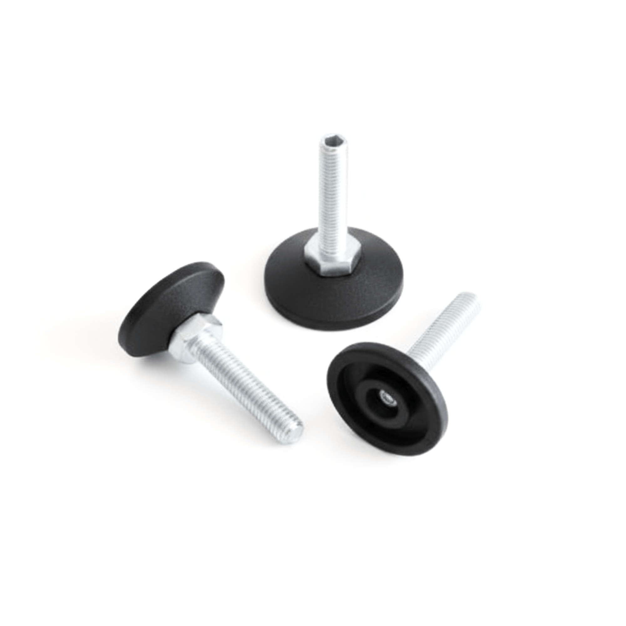 Justierschrauben mit drehbarem Fuss und Innensechskant-JUSTIERSCHRAUBEN.SIS