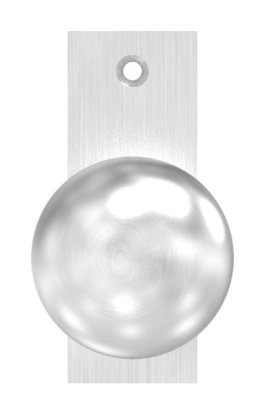 Tuerknopf- Ø 50mm- mit Kurzschild- V2A-88-1156647.240