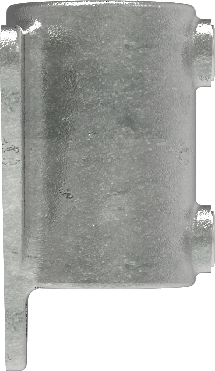 Rohrverbinder - Wandhalter Dreieckflansch - 146D48 - 48-3 mm - 1 1-2- - Feuerverzinkt u. Elektrogalvanisiert-146D48