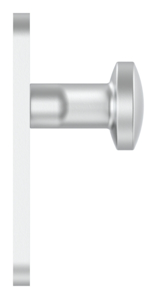 Alu-Tuerknopf - mit Alu-Zylinderkurzschild -rund- - Aluminium EV1 - AMF Artikel- 474Z-12-3054.6