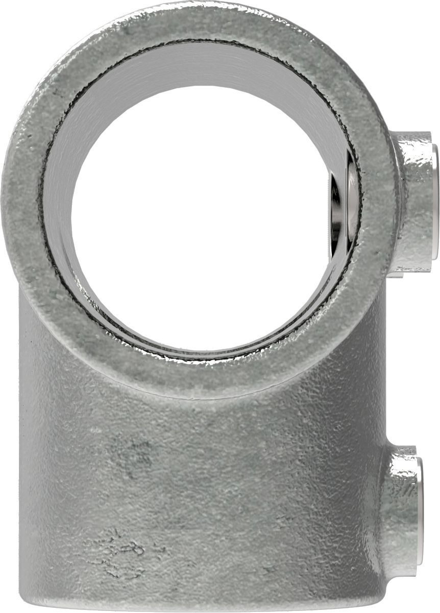 Rohrverbinder T-Stueck lang verstellbar 0-11° Ø 42-4 mm -1 1-4- - Temperguss verzinkt - 155C42-155C42