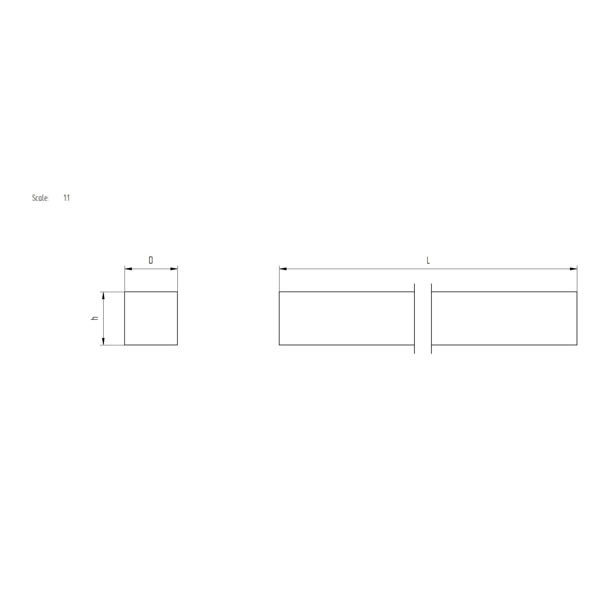 Vierkanthandlauf Buche massiv 40 x 40 mm roh Laenge 2000 mm-89-11WB40X40L2000-A.4