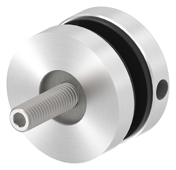 Glaspunkthalter Ø 40 mm fuer Anschluss- flach - Ø 42-4 mm V2A-10-GPH40.1