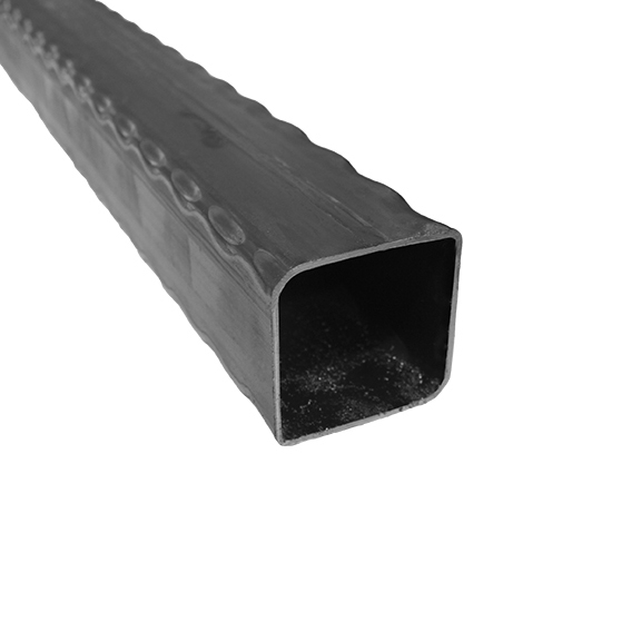 Quadratrohr Stahl 100 x 100 x 3-0 mm dekoriert L = 3000 mm-89-11P201100X100X33M-A.4