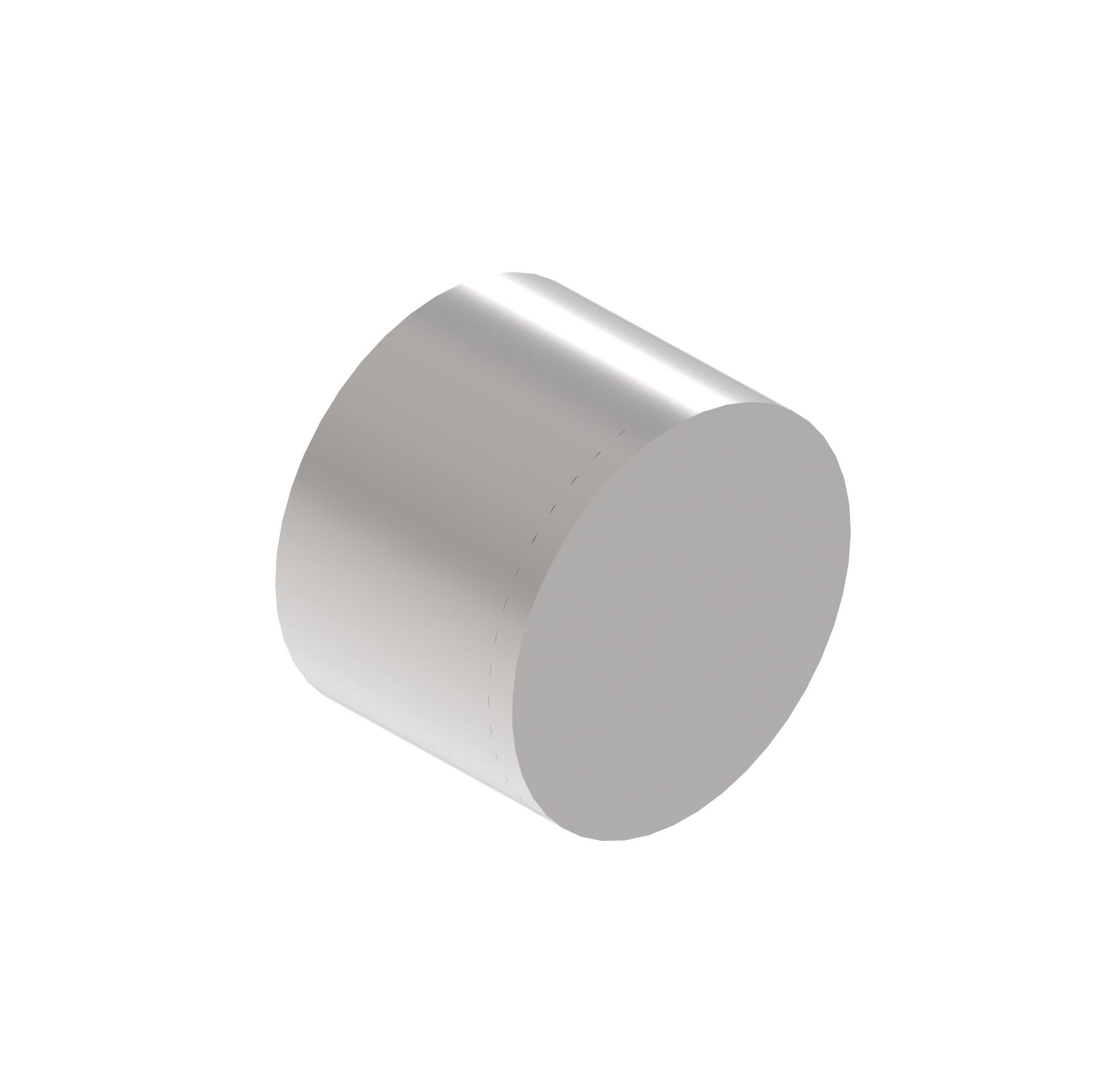 Endkappe Edelstahl AISI 304 fuer Rohr D42-4x2 mm geschliffen Holzhandlauf-89-11A200729042R-A.4