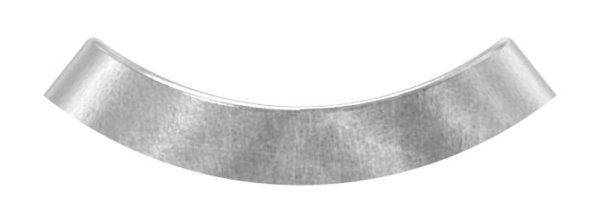 Halteplatte - 64x24x4 mm - fuer Rundrohr Ø 33-7 mm - Stahl S235JR- roh-30-1406.8