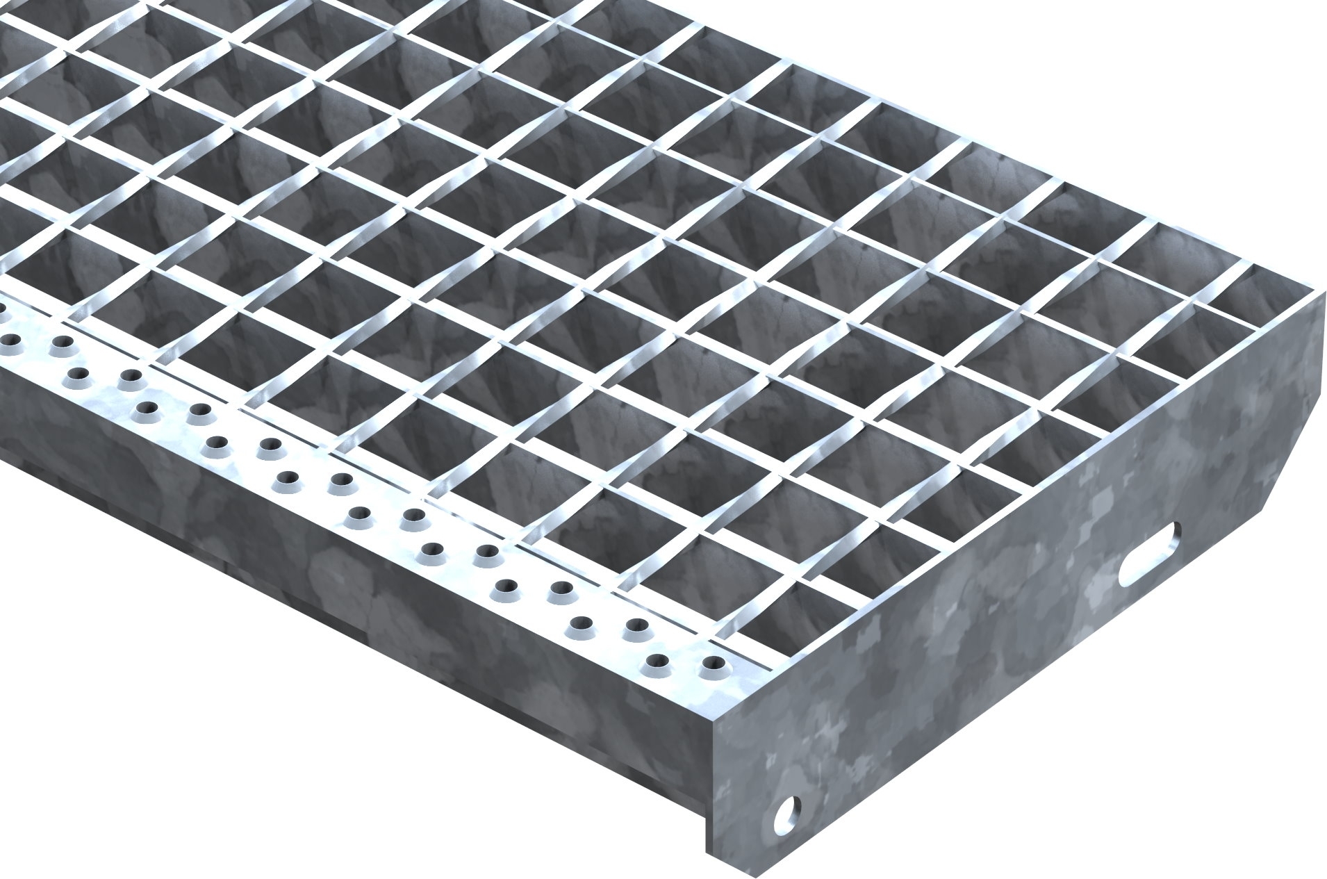 Schweisspressroststufe Metallstufe 1000x270 mm Masche 34-38 mm Tragstab 35-2 mm S235JR feuerverzinkt-25-1002730303.7