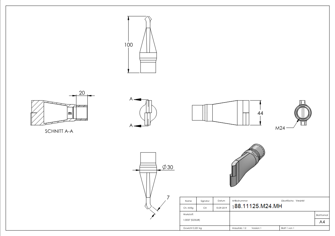 Mauerhuelsen M24 verzinkt-88-11125-M24.MH