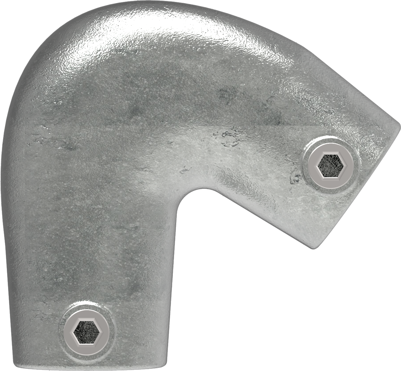 Rohrverbinder - Bogen variabel 40-70° - 123C42 - 42-4 mm - 1 1-4- - Feuerverzinkt u. Elektrogalvanisiert-123C42