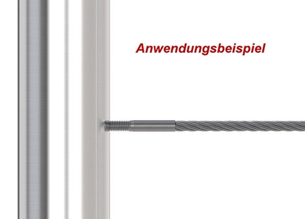 Edelstahlseil 7x7 - flexibel - Ø 6 mm - Preis pro Meter - V4A-11-2802.1