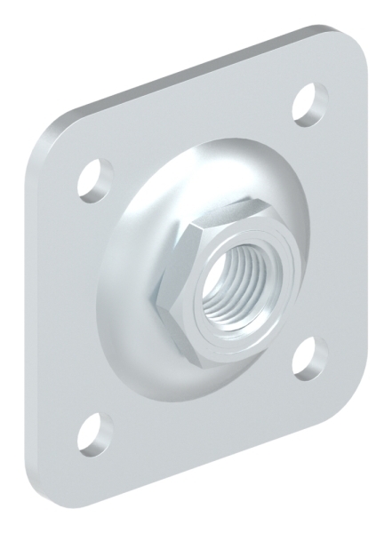 Verstellbare Mauerplatte fuer M22- verzinkt-88-11860-P.M22