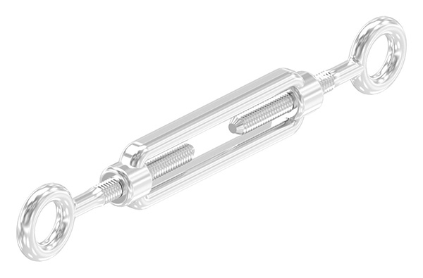 Spannschloss - M4 - M8 - Oese-Oese - mit Links-Rechtsgewinde - V4A-11.2896