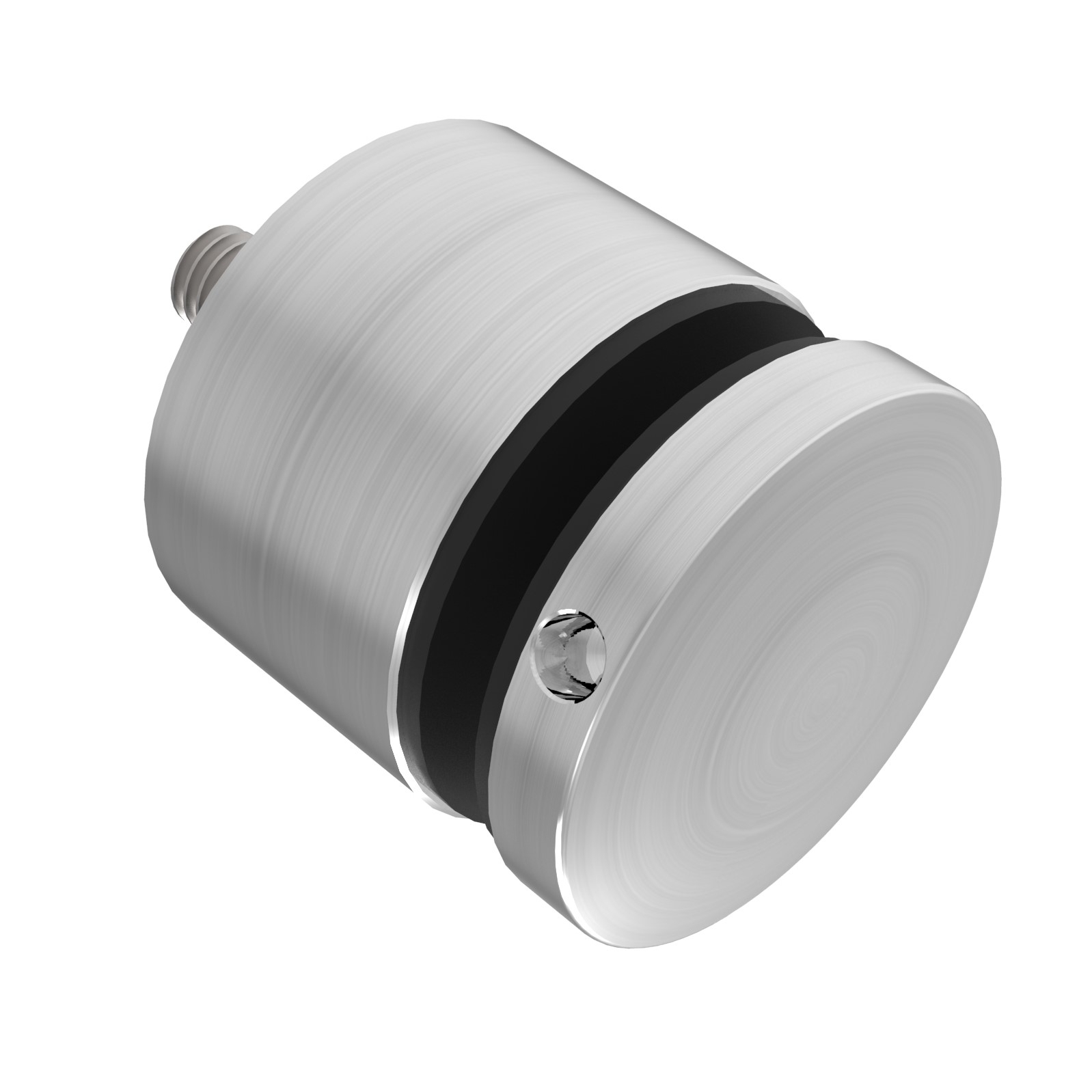 Punkthalter Glas Edelstahl AISI 316 fuer 8-17-52 mm Glas- Ø 50 mm- Loch 20 mm- Schliff-89-11A140747300-A.4
