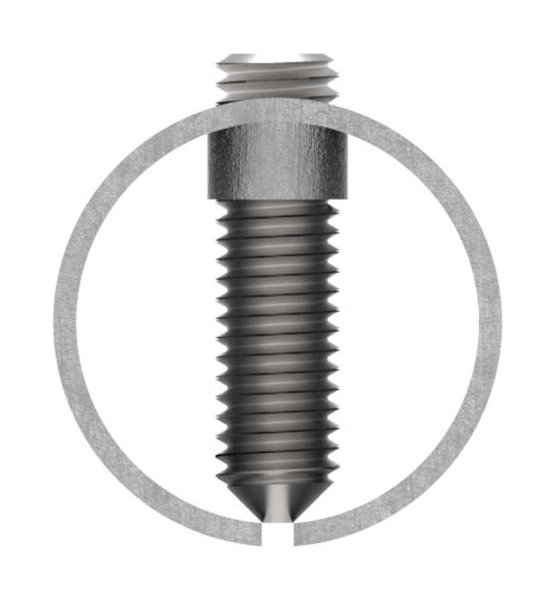 Rohrverbinder V2A fuer Rohr Ø 33-7 mm- L 65 mm mit Klemmschrauben-11-3381.4